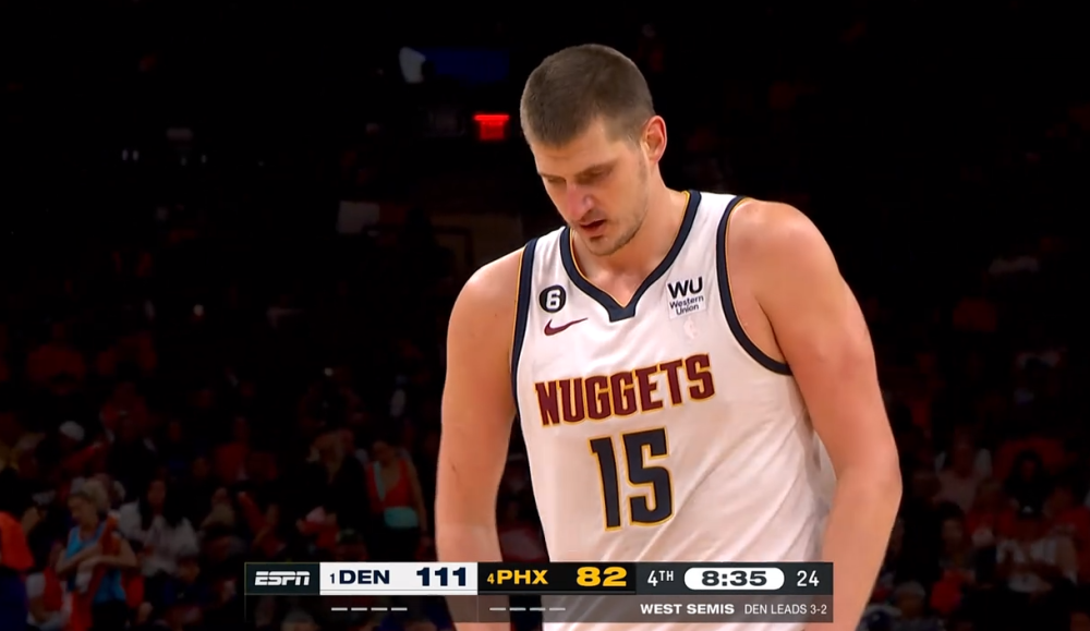  约基奇准三双统治内线领衔掘金大胜森林狼